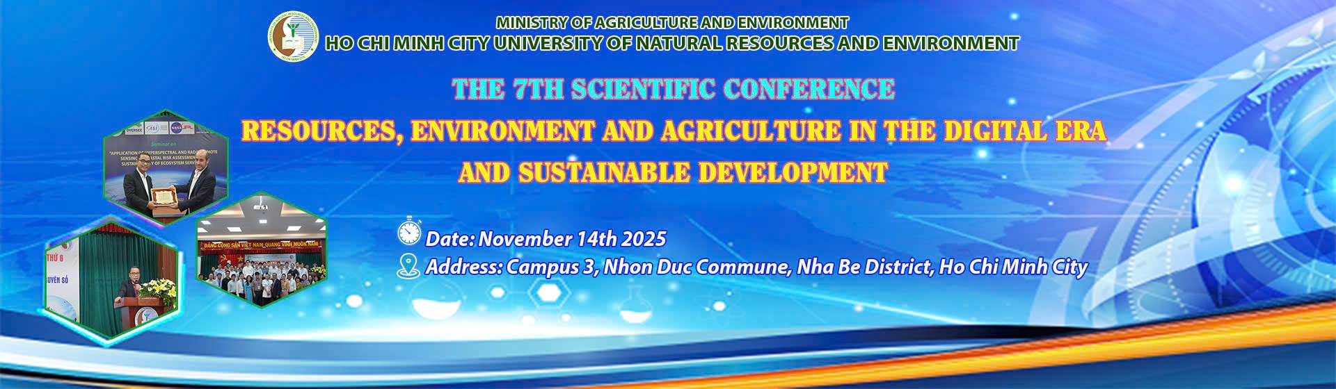 THE 7TH SCIENTIFIC CONFERENCE  RESOURCES, ENVIRONMENT AND AGRICULTURE IN THE DIGITAL ERA AND SUSTAINABLE DEVELOPMENT