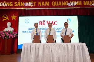 HCMUNRE BẾ MẠC KHẢO SÁT CHÍNH THỨC ĐÁNH GIÁ CHẤT LƯỢNG GIÁO DỤC CHU KỲ 2 (2021–2026): KHẲNG ĐỊNH VĂN HÓA CHẤT LƯỢNG VÀ TRÁCH NHIỆM VỚI NGƯỜI HỌC
