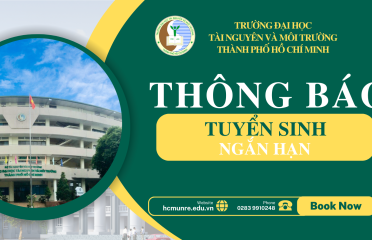 GDTX: CHIÊU SINH CÁC LỚP BỒI DƯỠNG THEO TIÊU CHUẨN CHỨC DANH NGHỀ NGHIỆP VIÊN CHỨC CÁC CHUYÊN NGÀNH TÀI NGUYÊN VÀ MÔI TRƯỜNG