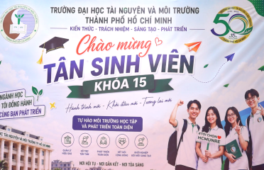 HCMUNRE TỔ CHỨC NHẬP HỌC CHO TÂN SINH VIÊN K15 NĂM 2026