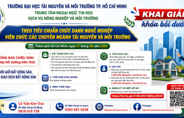 Chiêu sinh các lớp bồi dưỡng kiến thức hành nghề môi giới bất động sản, điều hành sàn giao dịch bất động sản
