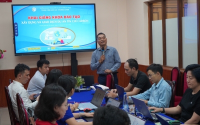 HCMUNRE Khai giảng Khóa đào tạo “Xây dựng và giao dịch dự án tín chỉ Carbon” – Chung tay vì TƯƠNG LAI XANH 