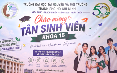 HCMUNRE TỔ CHỨC NHẬP HỌC CHO TÂN SINH VIÊN K15 NĂM 2026