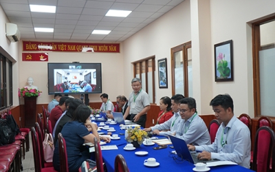 Trường Đại học Tài nguyên và Môi trường TP.HCM tiếp đón và làm việc với các nhà khoa học từ NASA (Mỹ) và Italy