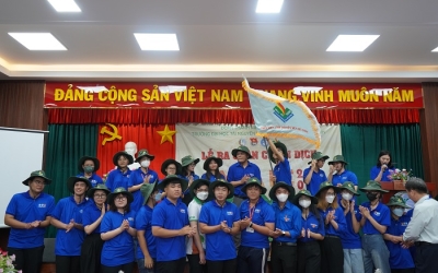 Lễ ra quân Chiến dịch Mùa Hè Xanh năm 2023 của Trường Đại học Tài nguyên và Môi trường TP.HCM