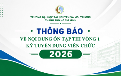 THÔNG BÁO Về nội dung ôn tập thi Vòng 1 kỳ tuyển dụng viên chức năm 2026