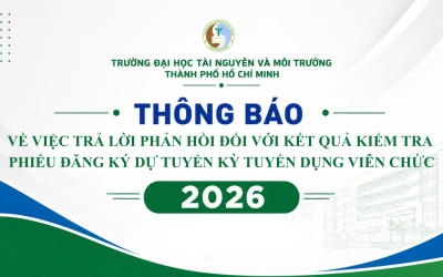 THÔNG BÁO Về việc trả lời phản hồi đối với kết quả kiểm tra Phiếu đăng ký dự tuyển kỳ tuyển dụng viên chức năm 2026