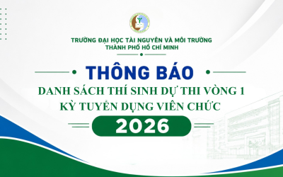 THÔNG BÁO Danh sách thí sinh dự thi Vòng 1, kỳ tuyển dụng viên chức năm 2026