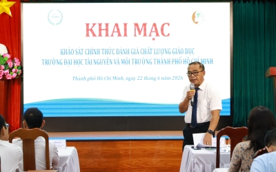 HCMUNRE KHAI MẠC KHẢO SÁT CHÍNH THỨC ĐÁNH GIÁ CHẤT LƯỢNG GIÁO DỤC