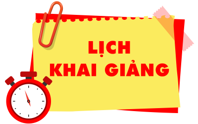 THÔNG BÁO KẾ HOẠCH KHAI GIẢNG THÁNG 07 NĂM 2024