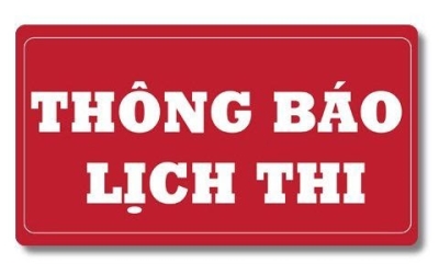 THÔNG BÁO LỊCH THI THÁNG 06 NĂM 2026