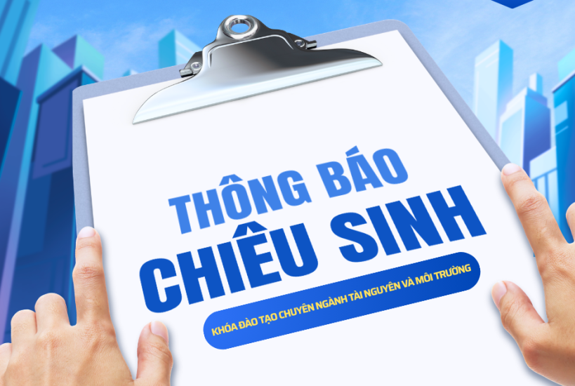Thông báo chiêu sinh các lớp bồi dưỡng về kỹ thuật địa chính; bay chụp UAV thành lập bản đồ; sử dụng phần mềm chuyên ngành Microstation và các phần mềm liên quan.