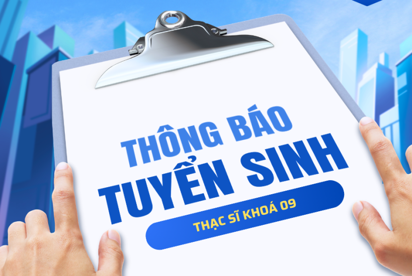 Thông báo Tuyển sinh đào tạo trình độ Thạc sĩ Khóa 9 đợt 1 năm 2026